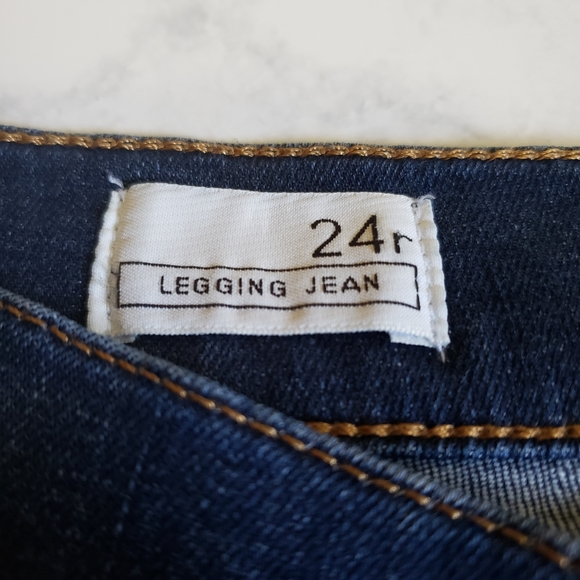 Gap Legging Jean Santa Cruz Blue 24 Regular - Picture 5 of 10